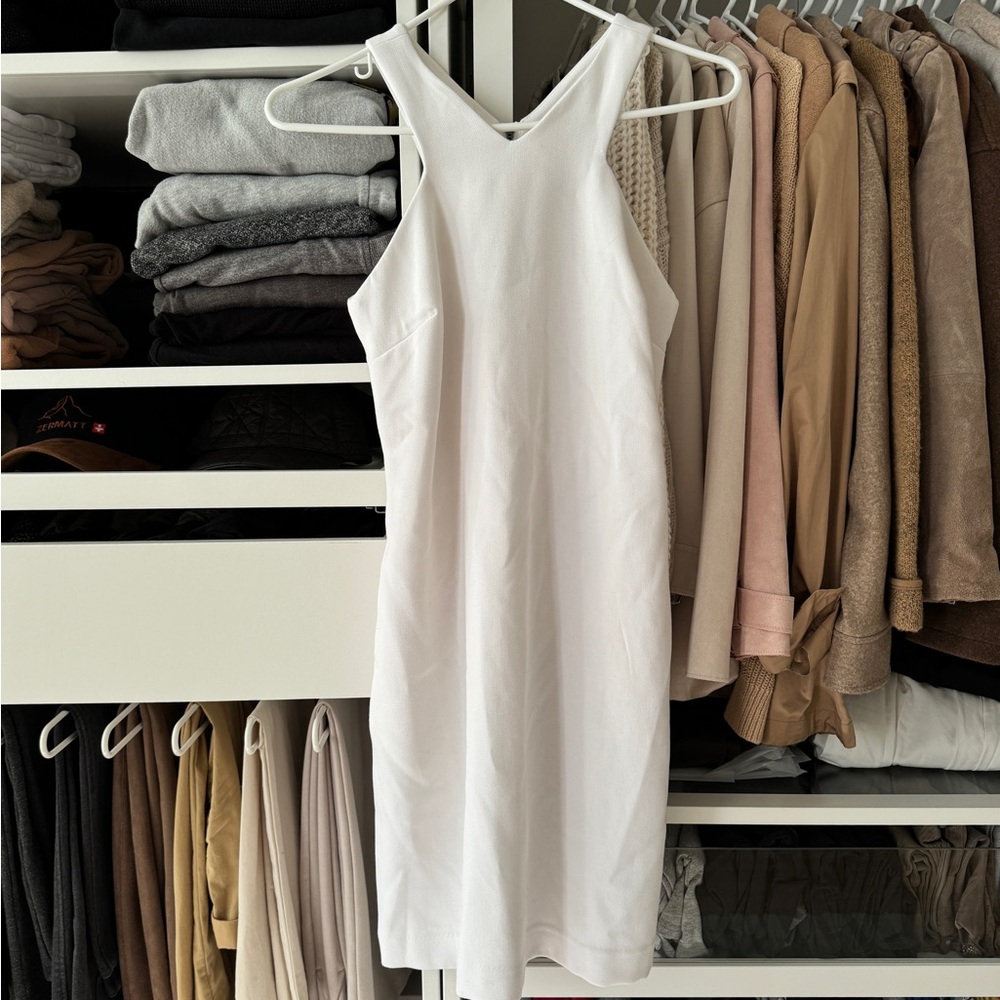 White Dress with Pockets